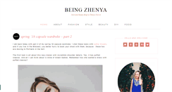 Desktop Screenshot of beingzhenya.com